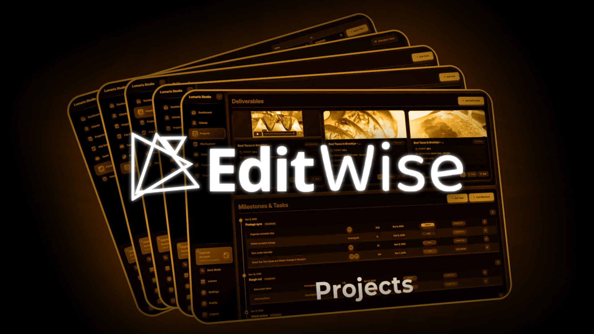 EditWise — EditWise: Video Editing OS